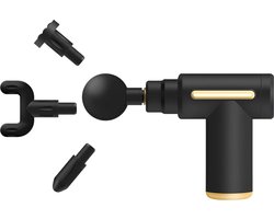 Waledano® 1 Stuk - Massage Gun - Massage Pistool - Sport en Relax Massage Apparaat - 6 Snelheden, 4 Massagekoppen - Inclusief Handeiding - Zwart