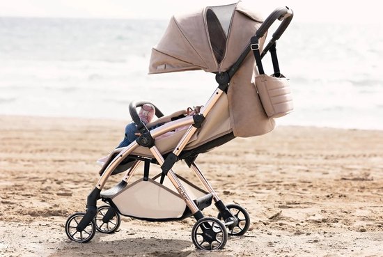 Leclerc Hexagon Buggy - Inklapbare Kinderwagen - Champagne - Reisbuggy — afbeelding 5