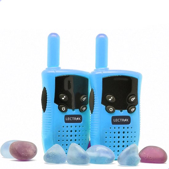 Walkie talkie walkietalkie portofoon kinderen 5KM *2 stuks* blauw