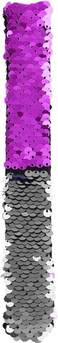 Klaparmband Pailletten Armband 22 x 3 cm