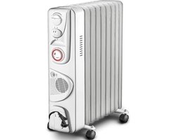 Lexium Olieradiator met Thermostaat - Elektrische kachel - Oliegevulde radiator - Olieradiator…