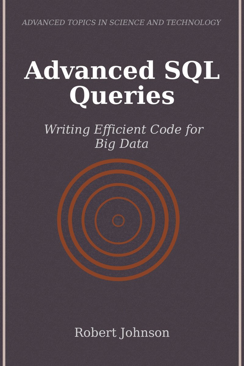 Omslag van Advanced SQL Queries