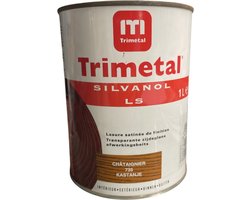 Trimetal Silvanol LS - Zijdeglans transparant 1 pot systeem beits - 1 L - 735 Kastanje