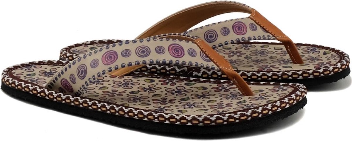 GOBY Patroon Slippers Sandalen Handgemaakt Premium Kwaliteit