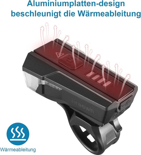 Arkham 100 lux, 200 m zichtbaar bereik, USB-C oplaadbaar, led