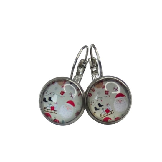 Boucles d'oreilles' 2 Love it Cozy Noël - Acier inoxydable - Longueur 2,5 cm - Diamètre 12 mm
