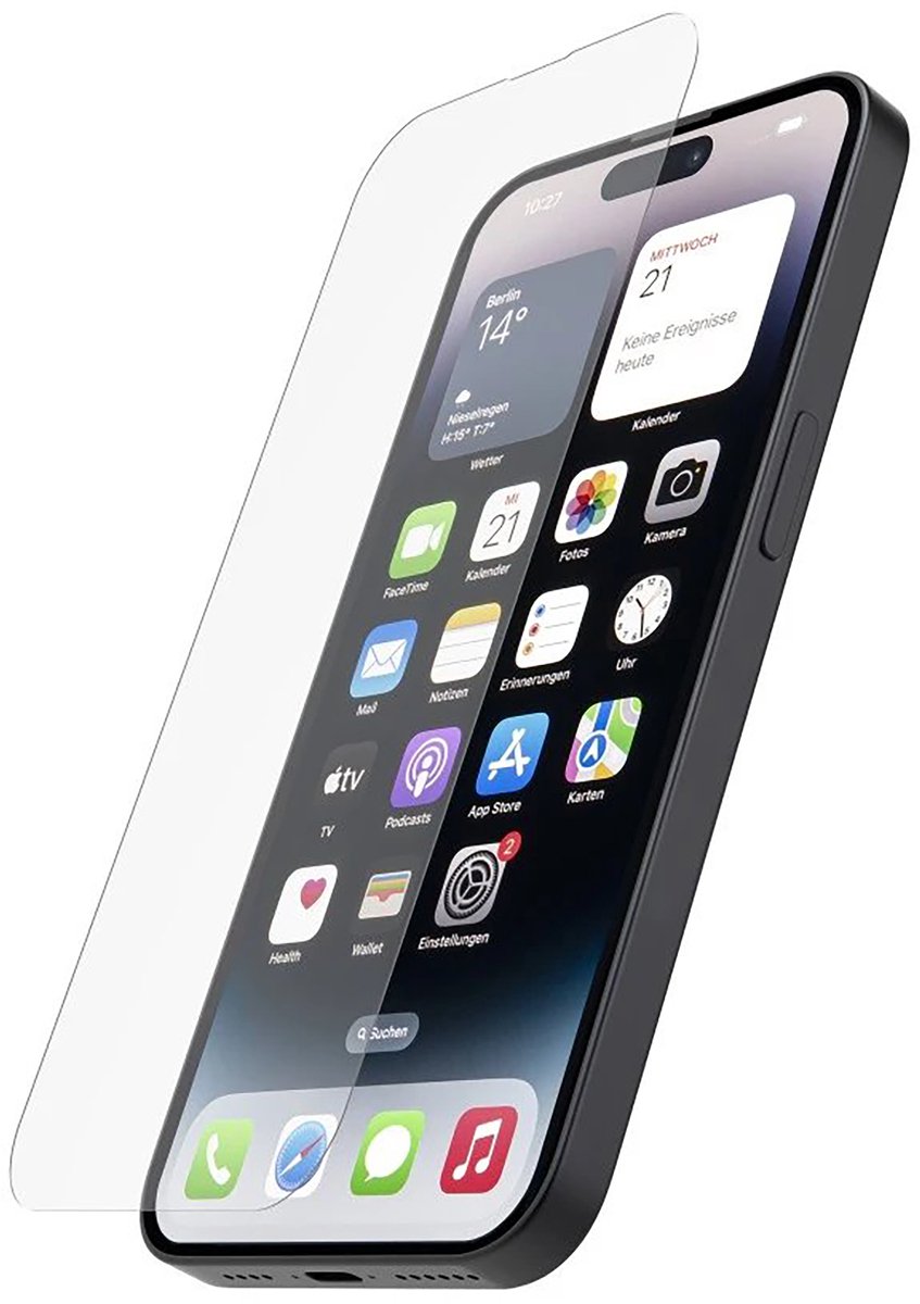 Hama Premium Crystal Glass Screenprotector geschikt voor iPhone 14 Pro Max