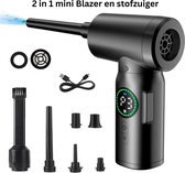 Bol.com Jake Boss Life Tools - Draadloze Turbo Fan - Mini Blazer en stofzuiger in 1 - Draagbaar Luchtpistool - 100 W - 5000 RPM ... aanbieding