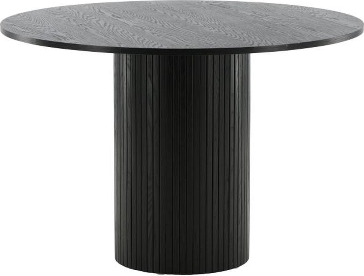 Svea - Luma ronde eettafel - ø110 cm - zwart