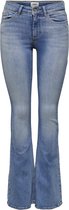 ONLY ONLBLUSH MID FLARED DNM TAI467 NOOS Dames Jeans - Light Blue Denim