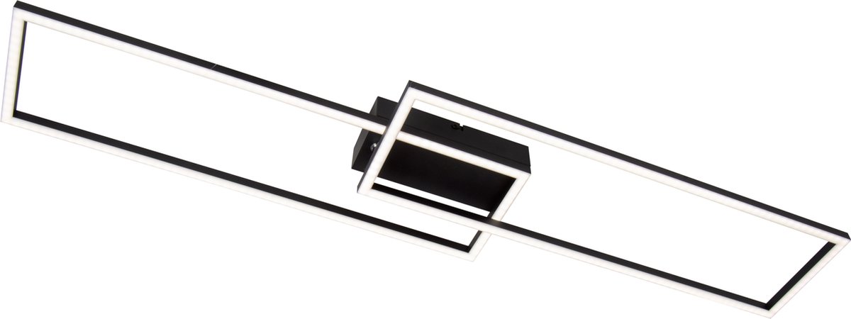 Lucide ARIANNE - Plafonnière - LED - CCT - 1x23W 2700K/4000K - Zwart