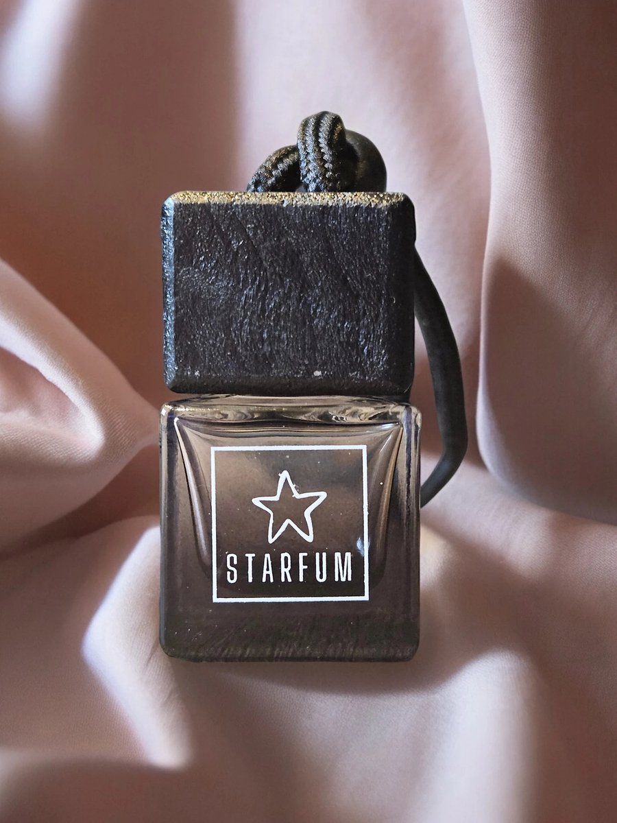 Goedkoopste Starfum- Auto Parfum – Geïnspireerd op “Cashmere” - Autogeur - Luchtverfrisser - Zwart glas - 8ml - Cadeautip