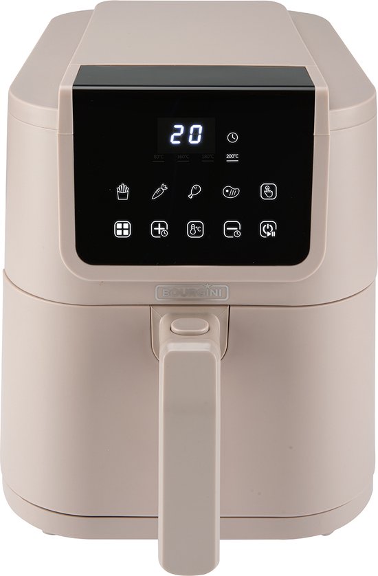 Bourgini Slimfit Airfryer XL 5L Beige 1500W - Bourgini - €89,99