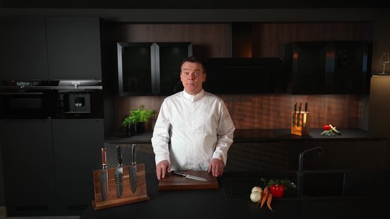 Shinrai Japan - Couteau japonais Nakiri 18 cm - Couteau de chef - Couteau Damas - BR Damas martelé - Avec boîte cadeau de luxe