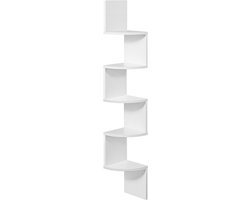 MIRA Home - Boekenplank - Opbergplank - Boekenrek - Woonkamer - 20x20x127,5