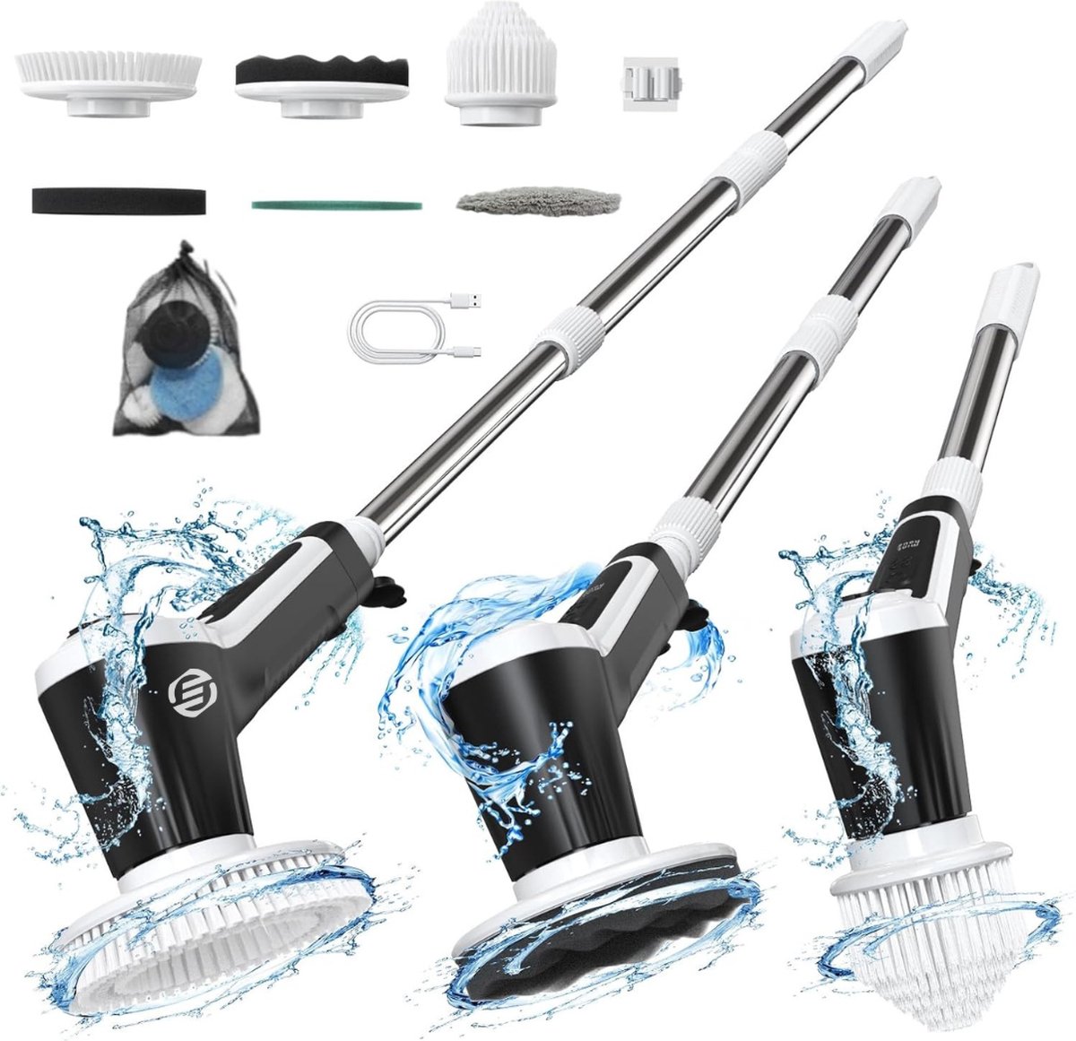 Goedkoopste Elektrische Spinschrobber- Spinning Schrobber - Elektrische Spin Schrobber - Draaiende Schrobber - Elektrische Schrobber - Schrobmachine - Poetsmachine - Schrobber - Elektrische Schrobborstel - Scrubber - Boenmachine - Spinscrubber - Elektrische Scho