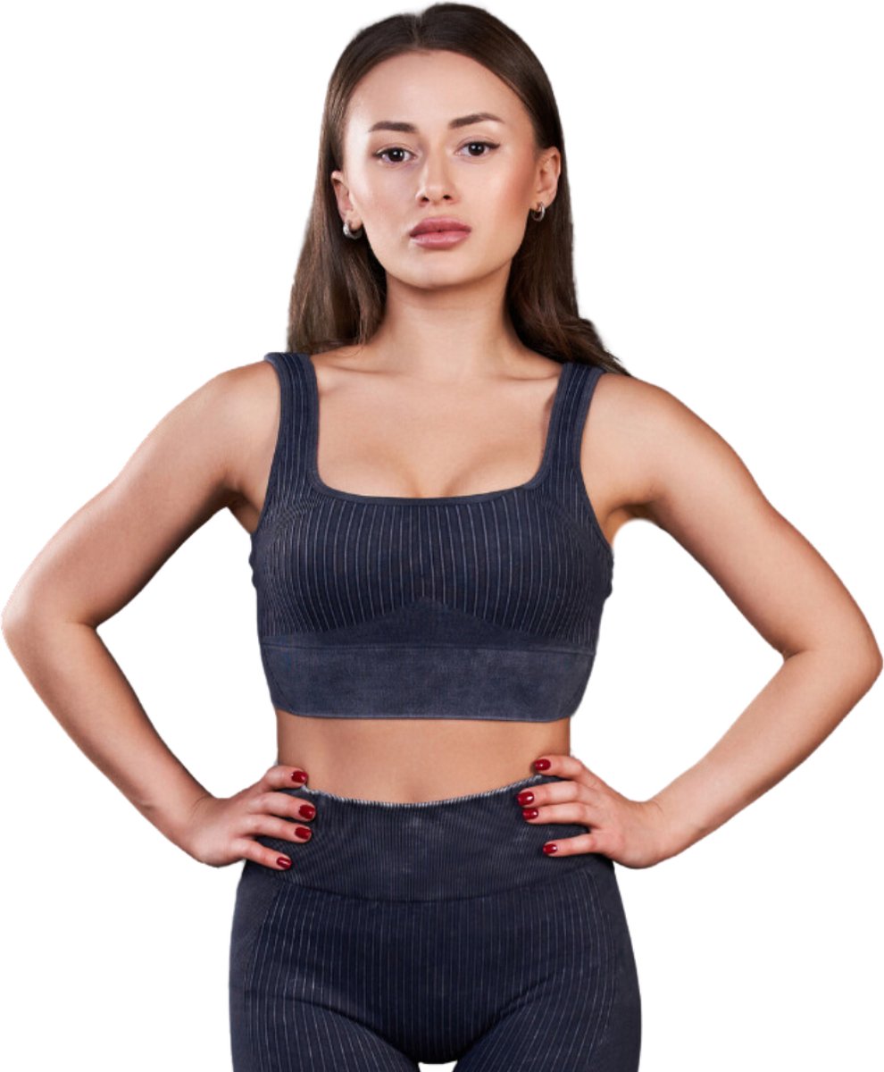 Sport top - Fitness top - Sport bh - Sportbeha - Sporttop - Sport bh dames - Sporttop dames - Sportkleding dames - Seamless - Sport top - Crop top - L/XL