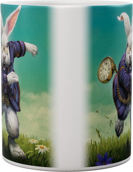 Alice au Pays des Merveilles - Lapin White - Mug 440 ml