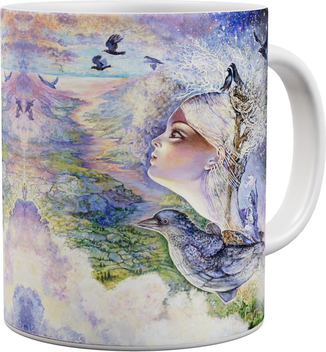 Josephine Wall Fantasy Art - Crow's Nest - Mok 440ml 440
