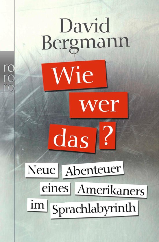 Wie, wer, das? - cover