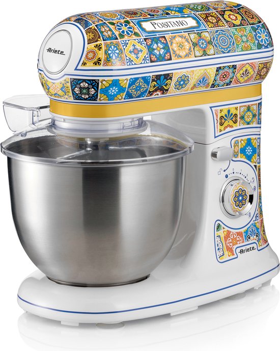 Ariete Positano 1588 - Italiaans design keukenmachine - 5.5 liter - 3 accessoires - 2400 Watt - 7 snelheden van Ariete — afbeelding 2