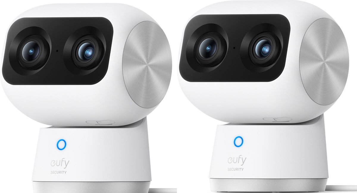 eufy S350 4K Beveiligingscamera 2-Pack Bedraad Wit