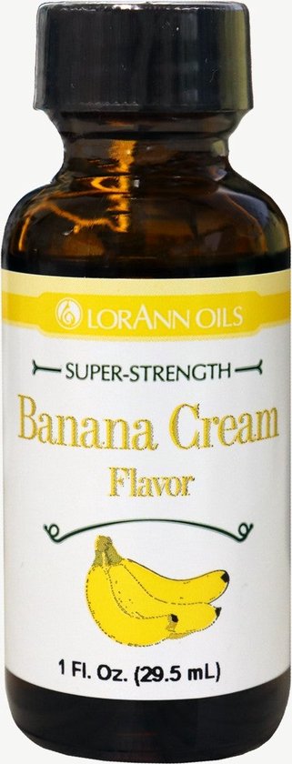 Foto: Lorann super strength flavor banana cream 29 5 ml smaakstof aroma