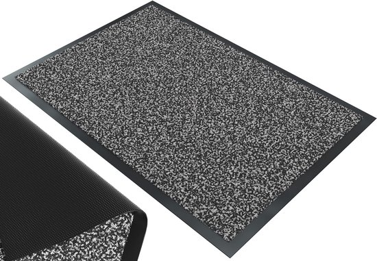 Runner - deurmat antislip Gin 2057 outdoor, indoor Liverpool antraciet 100 cm 100x220 cm antraciet