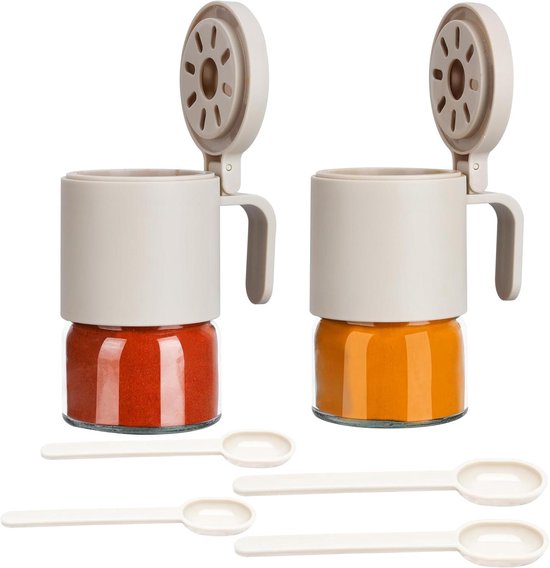 Villa d'Este Home Tivoli Lot de 3 bocaux sel, sucre et café 500 ml en