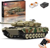 Mould King - leopard 2 tank - bouwpakket - 1100 onderdelen - bestuurbaar - met geluid - past op lego