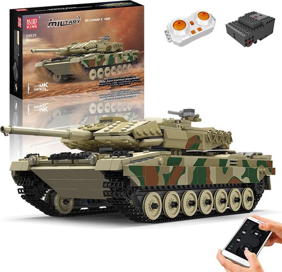 Mould King Leopard 2 Tank - Bouwpakket met 1100 onderdelen