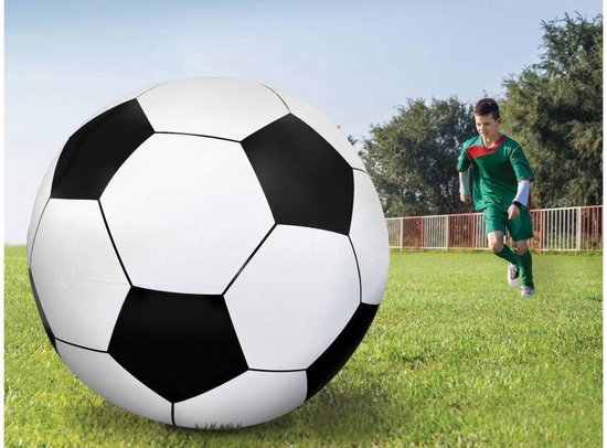 Gigantische Voetbal Opblaasbare Man - Grappig Carnaval Voetbalkostuum, Verkleedsportkostuums met Luchtblazer voor Feestcosplay, Europacup, Voetbalwedstrijden