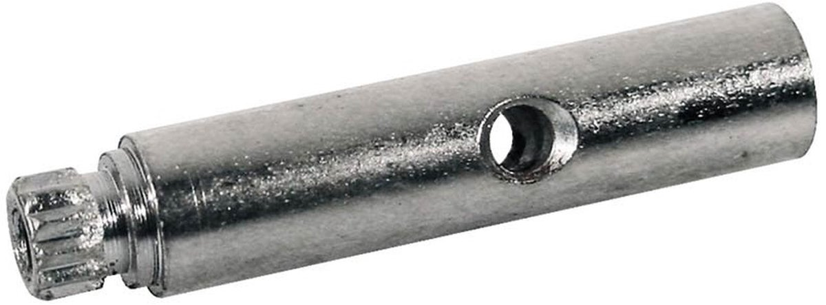 Boston MHP-09E machine head shafts, metal, 1 middle hole, nickel, 6x26mm, 12-pack