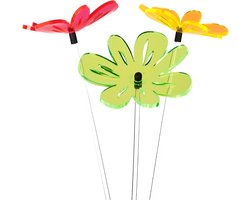 Cazador Del Sol Zonnevangers - tuin decoratie voor buiten - Nea Wavy Ø80mm x 25 cm Combi Set1