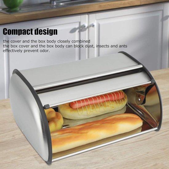 PORFOYO 4 stuks broodtrommel van roestvrij staal met vakken, 550 ml, 850 ml, 1400 ml, lunchbox roestvrij staal, roestvrijstalen container met deksel, 304 stalen bentoboxen met vakken, lunchbox voor