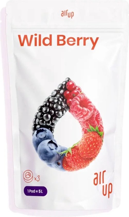 Air Up Pods - Dosettes de fruits des bois - Recharge de 3 dosettes incluses - hydratant - Air up - eau parfumée - vegan - bio