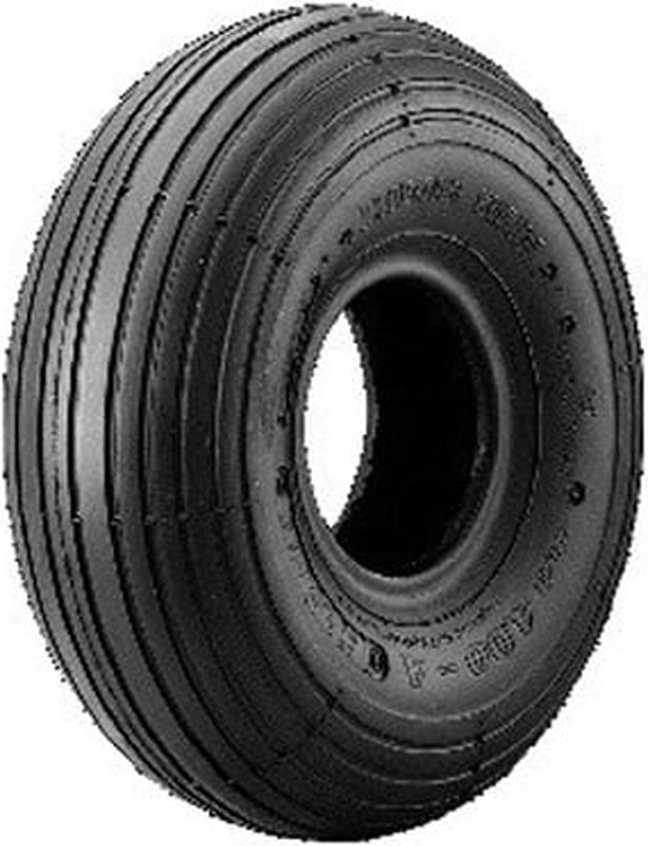 Scootmobiel buitenband met lijnprofiel (3.00 - 4 (260 x 85) Zwart lijnprofiel C-179