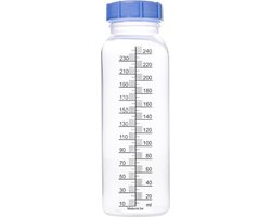 10x Materni Home Moedermelkflessen 240 ml met dop tbv borstvoeding