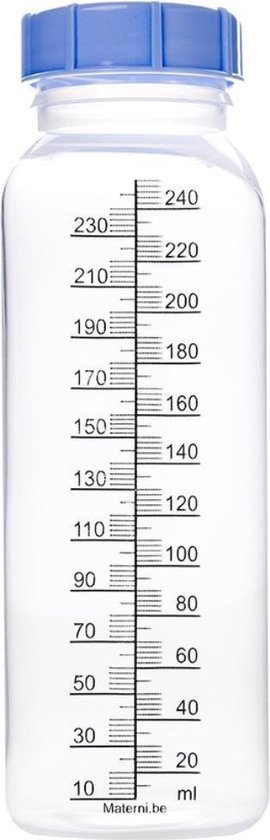 10 x biberons de lait maternel Materni 240 ml avec bouchon pour allaitement