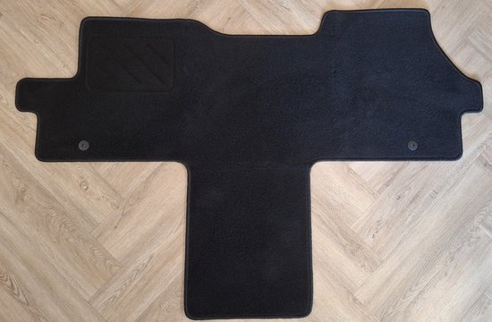 Tapis de cabine de Camper adapté pour Fiat Ducato à partir de 2022 - Présent Tapis de cabine Fiat Ducato X250 290 Zwart