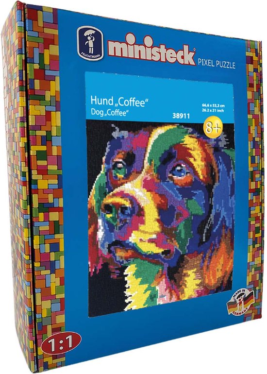 ministeck-ministeck-art-kleurrijke-hond-koffie-xxl-doos-8500st-bol