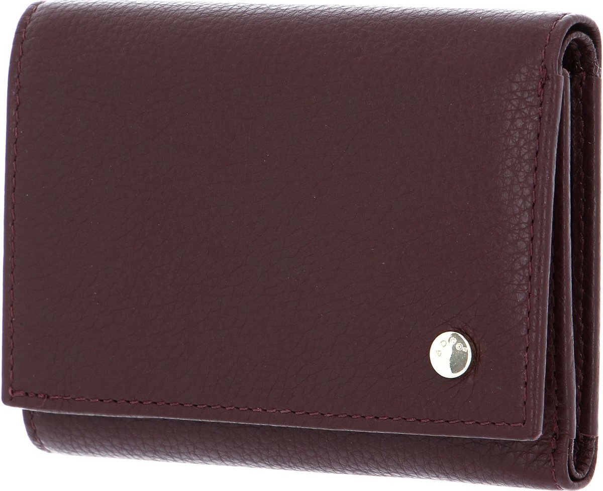 abro Leren Portemonnee Leather Dalia Flap Wallet Bordeaux Paars