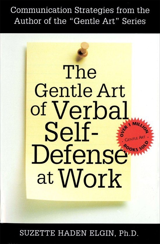 The Gentle Art of Verbal Self Defense at Work - cover