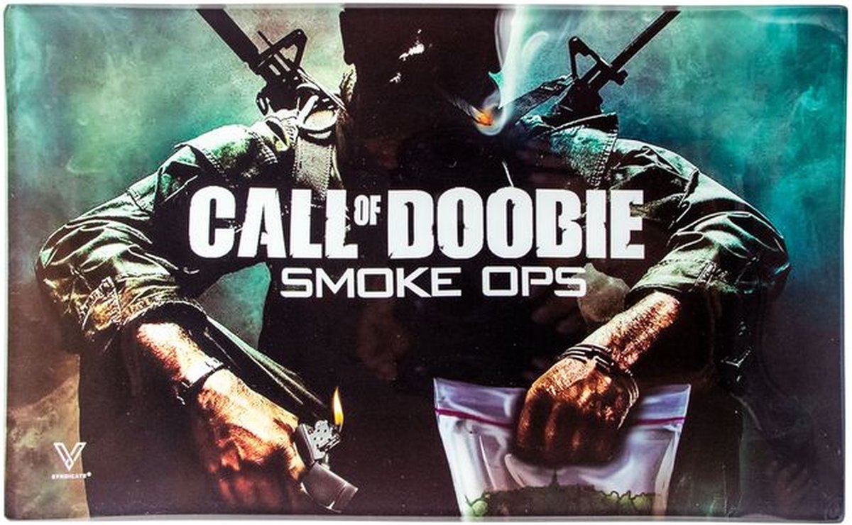 V-Syndicate - Glazen dienblad - Call of Doobie