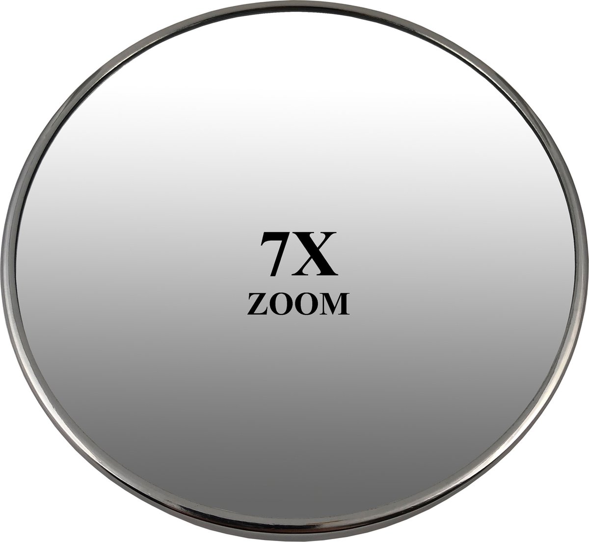 Bol.com Make-up Zuignap spiegel zilver Ø15cm 7x Vergroting scheerspiegel - cosmeticaspiegel - schoonheidsspiegel - badkamer spie... aanbieding