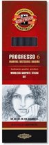 KOH-I-NOOR Progresso Woodless Graphite Pencil Set (Set of 6), 8915