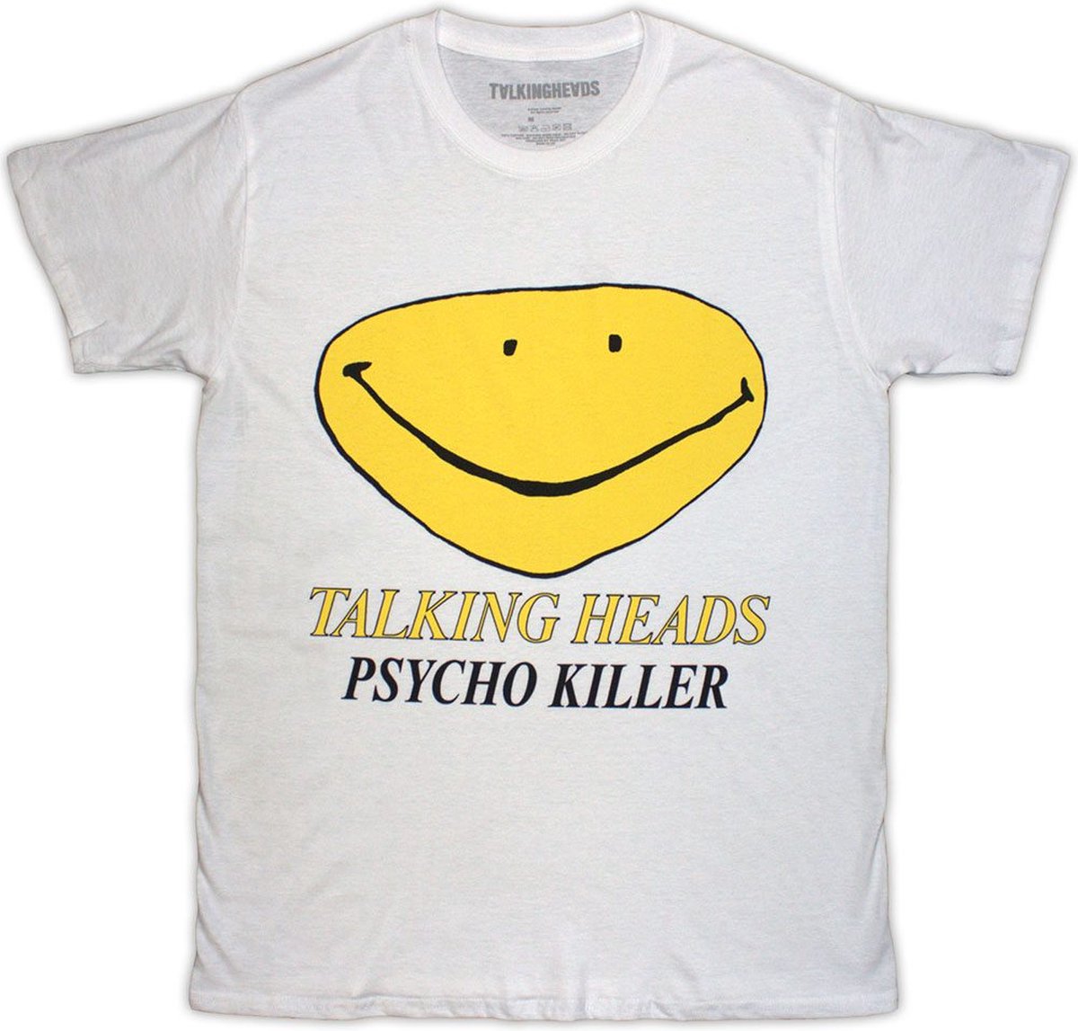 Talking Heads - Psycho Killer Heren T-shirt - L - Wit