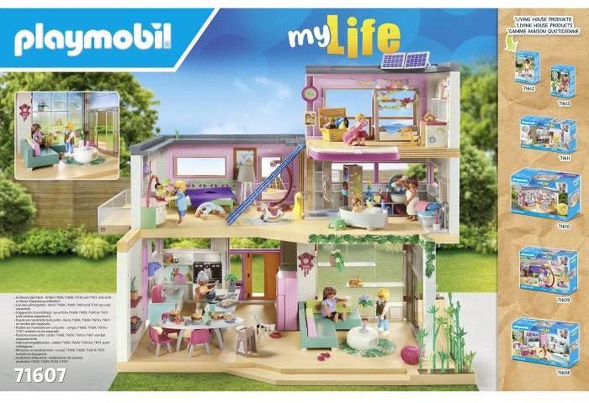maison playmobil moderne
