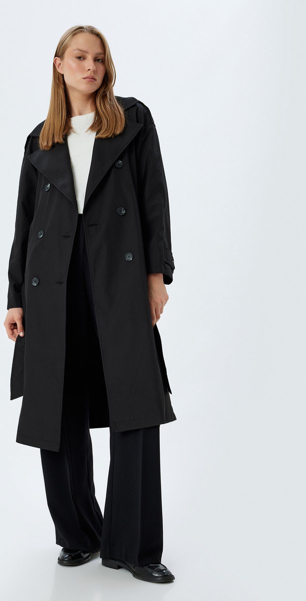 Normaal Gebogen Trenchcoat