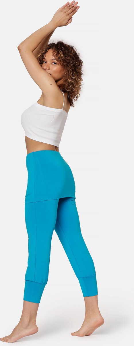 Bellivalini Dames Yogabroek - Sport - Vrijetijdsbroek - Lang - Viscose - Sportbroek - BLV-BLV50-276-YPS - Blauw - L van Bellivalini — afbeelding 3